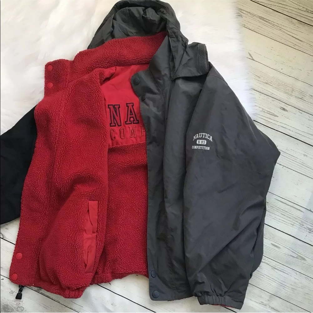 Vintage Nautica Competition Reversible Jacket